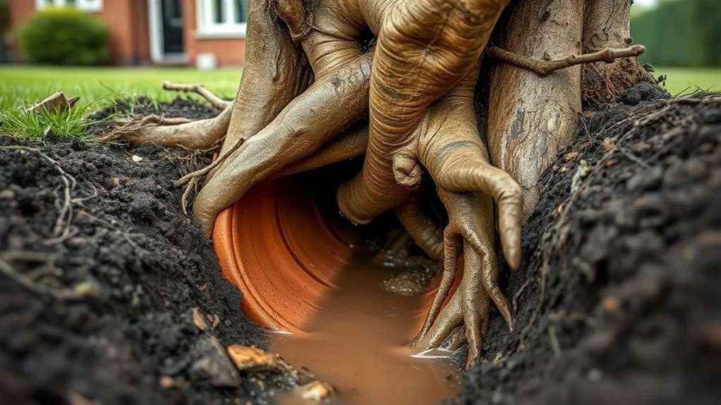 Tree Root Damage in Drains | Detection & Removal in Tonbridge